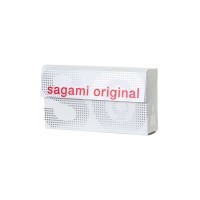 Презервативы Sagami, original 0.02, полиуретан, ультратонкие, гладкие, 19 см, 5,8 см, 6 шт.
