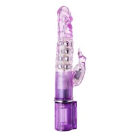 Вибратор с клиторальным стимулятором A-Toys by TOYFA High-Tech fantasy, TPE, фиолетовый, 26,5 см