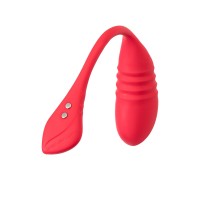 Виброяйцо LOVENSE Vulse, силикон, красный, 20,3 см