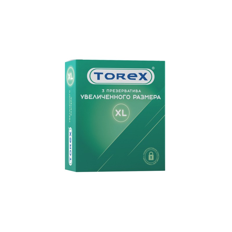 Презервативы Torex, увеличенного размера, латекс, 20 см, 5,6 см, 3 шт.