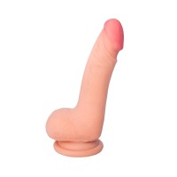 Реалистичный фаллоимитатор RealStick Elite Nathan, TPR, телесный, 18,5 см