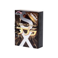 Презервативы Sagami, xtreme, cobra, латекс, 19 см, 5,3 см, 3 шт.