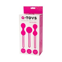 Вагинальные шарики A-Toys by TOYFA Redvil, силикон, розовые, 16,5 см