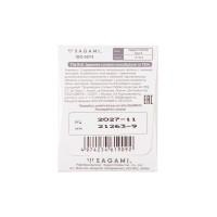Презервативы Sagami, xtreme, type-e, латекс, 18,5 см, 5,2 см, 1 шт.