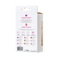 Анальная втулка с хвостом ToDo by Toyfa Sweet bunny, силикон, розовая, 13 см, Ø 2,8 см, 43 г