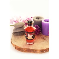 Масло массажное для тела Shunga «Клубника и шампанское»Sparkling Strawberry Wine,разогревающее,100мл