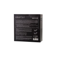 Анальная пробка Erotist с эрекционным кольцом, силикон, черная, 20 см, Ø 3,9 см