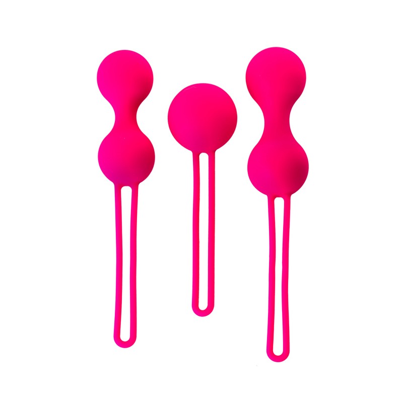 Вагинальные шарики A-Toys by TOYFA Redvil, силикон, розовые, 16,5 см