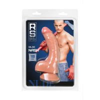 Реалистичный фаллоимитатор RealStick Nude Nash, PVC, телесный, 18 см