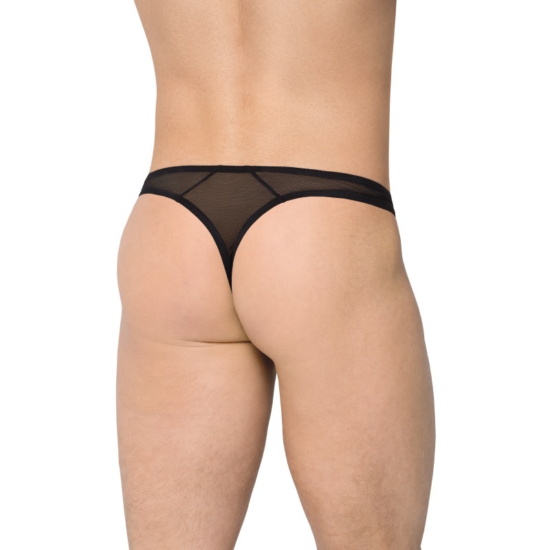 Трусы мужские со вставками из сетки SoftLine Collection, черный, XL