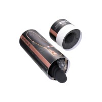 Нереалистичный вибратор WANAME D-SPLASH HURRICANE, силикон, черный, 22,5 см