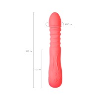 Стимулятор с функцией UP&DOWN Flovetta Flox, силикон, коралловый, 21,5 см