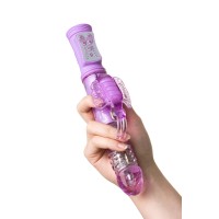 Вибратор с клиторальным стимулятором A-Toys by TOYF Serk High-Tech fantasy, TPE, фиолетовый, 24,5 см