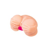 Мастурбатор реалистичный TOYFA Juicy Pussy Nicole с вибрацией, вагина и анус, TPR, телесный, 19 см