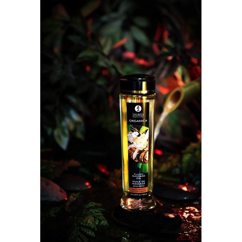 Масло массажное Shunga Organica «Миндальная сладость» (Almond Sweetness), 240 мл