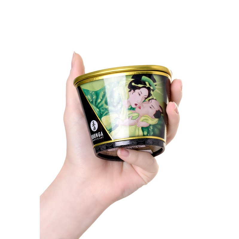 Массажное аромамасло в виде свечи Shunga «Спокойствие. Зеленый чай»(Zenitude.Exotic Green Tea) 170мл