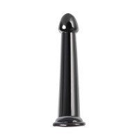 Нереалистичный фаллоимитатор Jelly Dildo L Toyfa Basic, TPE, черный, 20 см