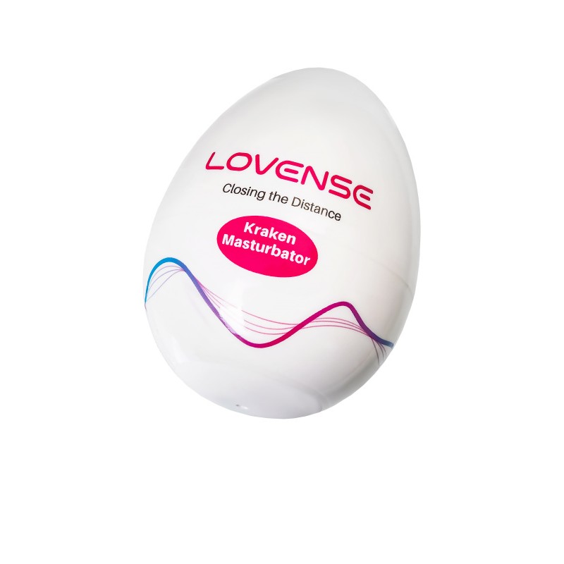 Мастурбатор нереалистичный LOVENSE Kraken, TPE, белый, 6,2 см
