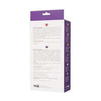 Вибратор с клиторальным стимулятором A-Toys by TOYFA, TPR, фиолетовый, 22,5 см