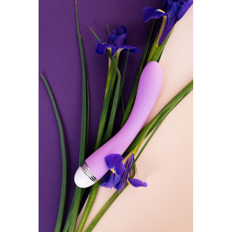 Вибратор Flovetta LANTANA, силикон, фиолетовый, 22 см