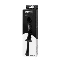 Фаллоимитатор двусторонний POPO Pleasure by TOYFA, силикон, черный, 24,5 см