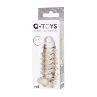 Насадка на пенис A-Toys by TOYFA Fril с вибропулей, TPR, прозрачная, 13,4 см