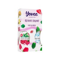 Набор гелей-смазок Yovee для любви (721009+721051), вкусовой (малина/мята) + увл (гиалурон), 2х100мл