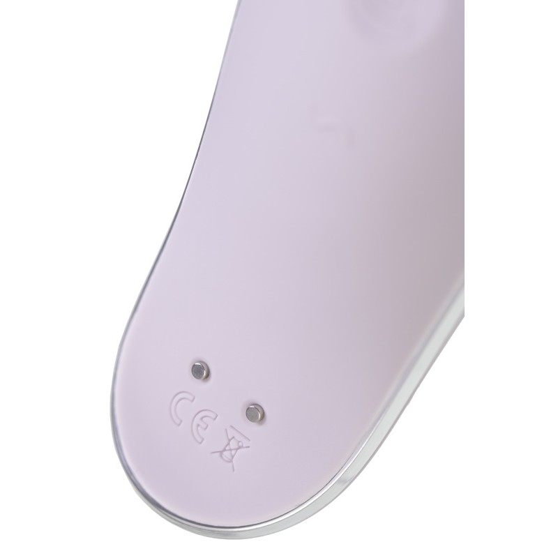 Вакуумный стимулятор клитора с вибрацией Satisfyer Curvy Trinity 2, сиреневый, 17,4 см
