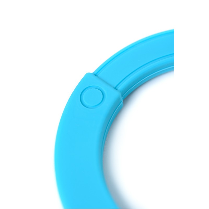 Силиконовые наручники A-Toys by TOYFA Celet, силикон, голубые, 33 см