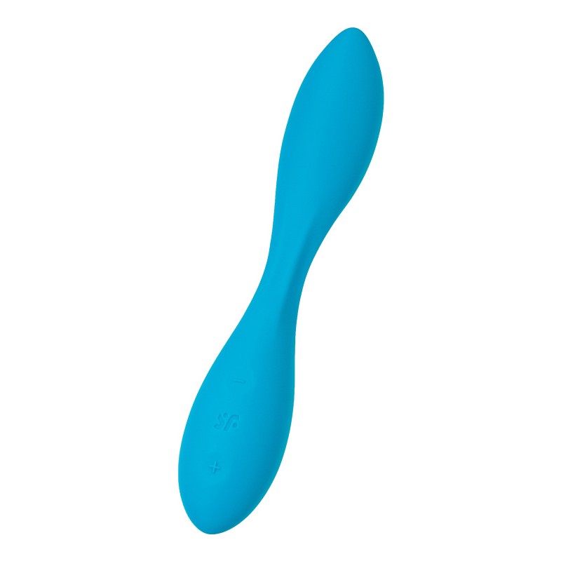 Стимулятор точки G с фиксацией формы Satisfyer G-Spot Flex 1, бирюзовый, 19,5 см