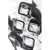 Нереалистичный мастурбатор TENGA Crysta Block, TPE, прозрачный, 15,5 см