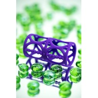 Насадка на пенис A-Toys by TOYFA, силикон, фиолетовый, 7,5 см