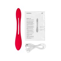 Гибкий вибратор с фиксацией формы Satisfyer Elastic Joy, красный, 20 см