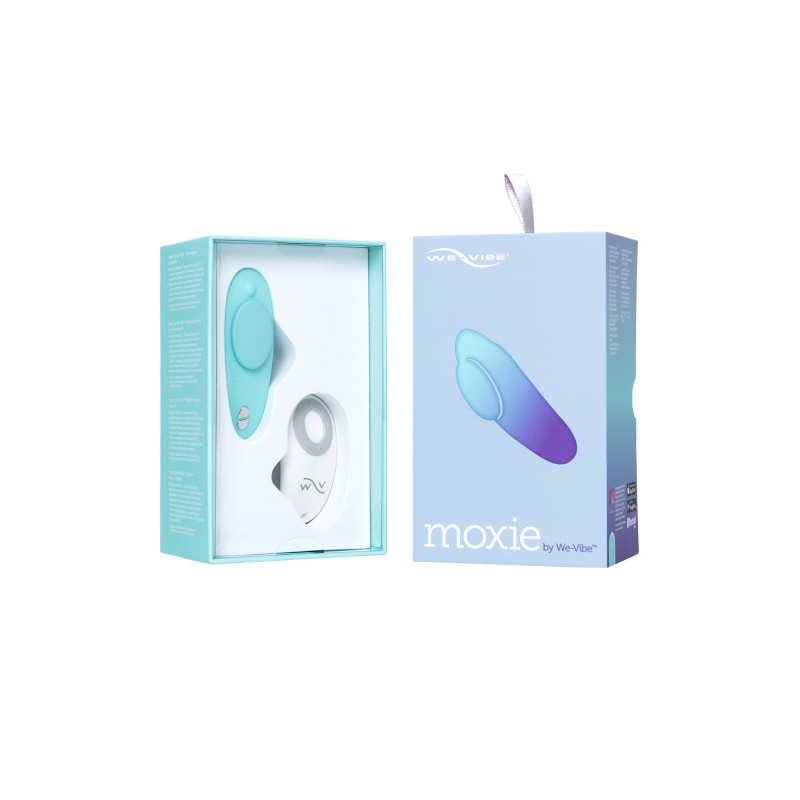 Вибратор клиторальный WE-VIBE Moxie  силикон, мятный, 9,2 см
