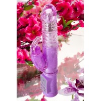Вибратор с клиторальным стимулятором A-Toys by TOYF Serk High-Tech fantasy, TPE, фиолетовый, 24,5 см