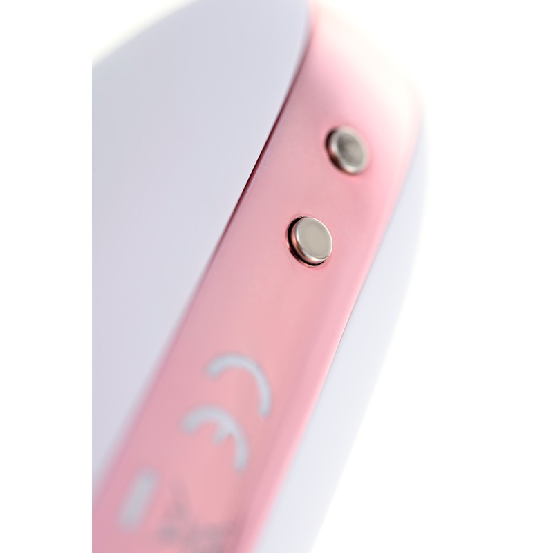 Вакуум-волновой стимулятор с вибрацией Satisfyer Love Triangle Connect App, силикон, белый, 8,8 см