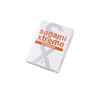 Презервативы Sagami, xtreme, 0.04, латекс, 19 см, 5,4 см, 3 шт.
