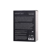 Мастурбатор Erotist Hailstorm с электростимуляцией и вибрацией, силикон, черный, 14,7 см