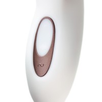 Вибратор Satisfyer Pro+ G-Spot, с вакуум-волновым стимулятором, силикон, белый, 22 см