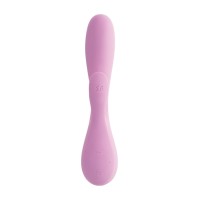 Нереалистичный вибратор Satisfyer Mono Flex Connect App, силикон, розовый, 20,4 см.