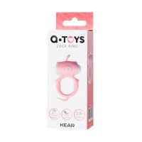 Виброкольцо на пенис A-Toys by TOYFA Kear, силикон, розовое, Ø 2 см