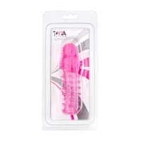 Насадка на пенис с ворсинками TOYFA, TPE, розовая, 13,5 см