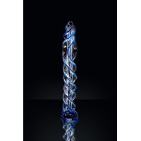 Нереалистичный фаллоимитатор Sexus Glass, стекло, прозрачный, 18,5 см