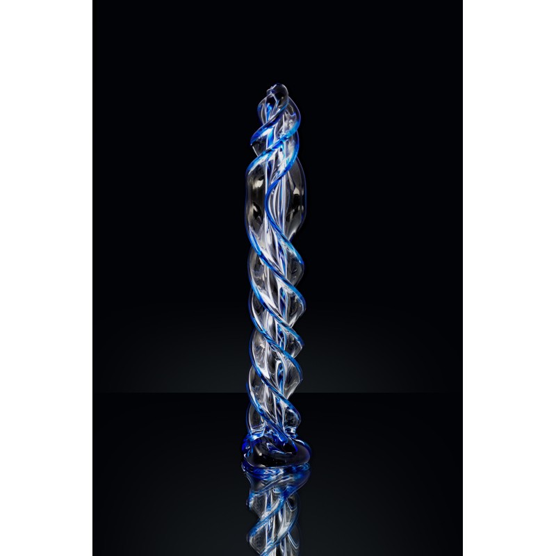 Нереалистичный фаллоимитатор Sexus Glass, стекло, прозрачный, 18,5 см