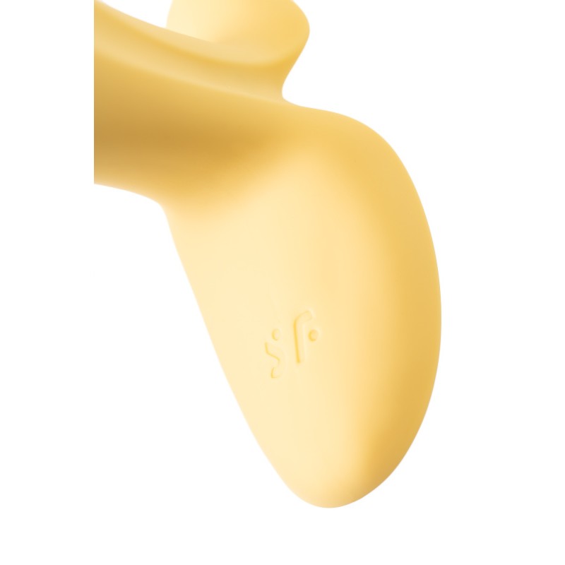 Satisfyer, Германия Анальный вибратор Satisfyer Intensity Plug Connect App, силикон, желтый, 9 см — купить в Минске Изображение Satisfyer, Германия Анальный вибратор Satisfyer Intensity Plug Connect App, силикон, желтый, 9 см