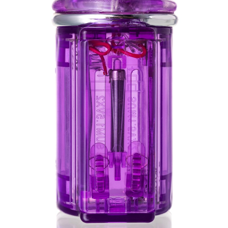 Вибратор с клиторальным стимулятором A-Toys by TOYFA High-Tech fantasy, TPE, фиолетовый, 26,5 см