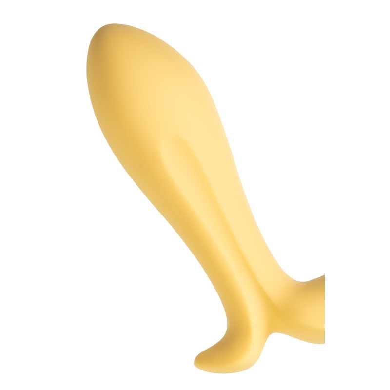Satisfyer, Германия Анальный вибратор Satisfyer Intensity Plug Connect App, силикон, желтый, 9 см — купить в Минске Изображение Satisfyer, Германия Анальный вибратор Satisfyer Intensity Plug Connect App, силикон, желтый, 9 см