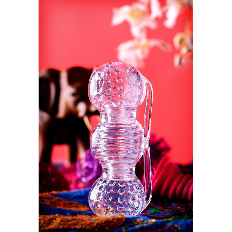 Мастурбатор нереалистичный Lingam by TOYFA Rashmi, TPE, прозрачный, 15,5 см