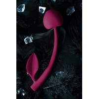 Вагинальный шарик JOS WILD CHERRY, силикон, бордовый, 13 см