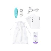 Вибратор клиторальный WE-VIBE Moxie  силикон, мятный, 9,2 см